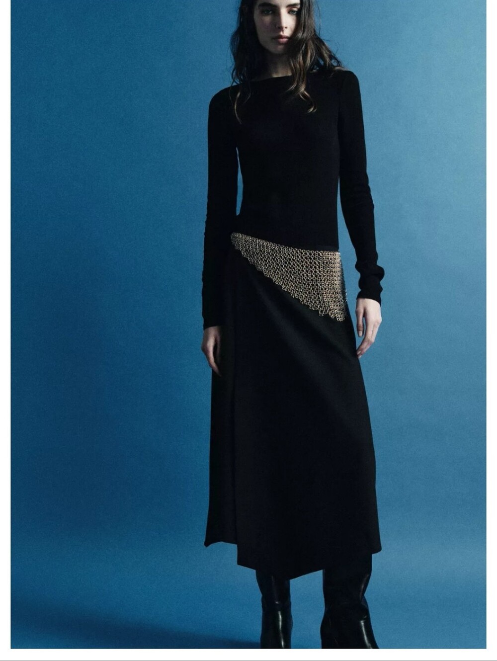 BNWT! ZARA Metal Mesh Combination Belt